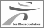 Logo Mousquetaire gris